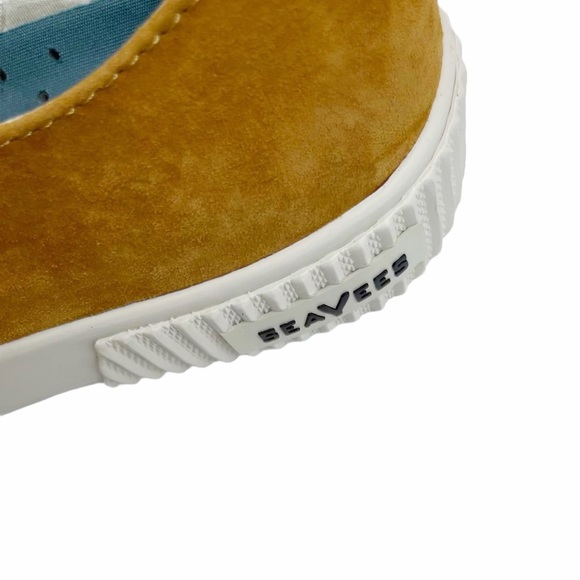 SeaVees Desert Gold Tan Suede Darby Sneaker Shoes - Picture 8 of 15
